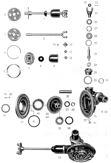 Tafel 13 - Hinterradantrieb