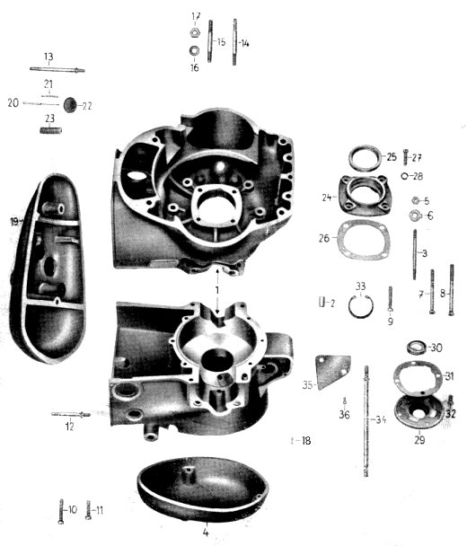 Tafel 1 Gruppe: Motor (Gehäuse)