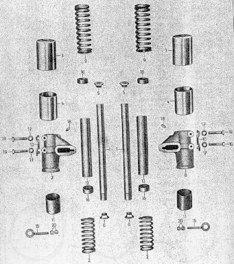 Tafel 13 Gruppe: Fahrgestell (Hinterradfederung)