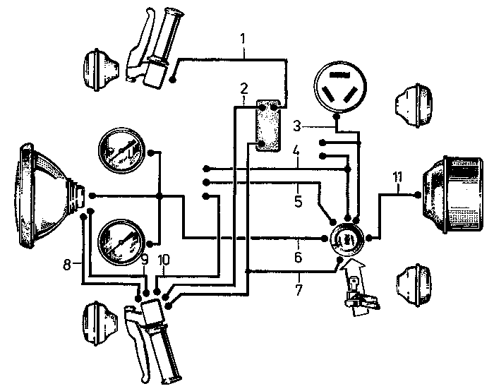 Kabelbaumübersicht S 51, S 70 und S 51/1, S 70/1 Tafel 40