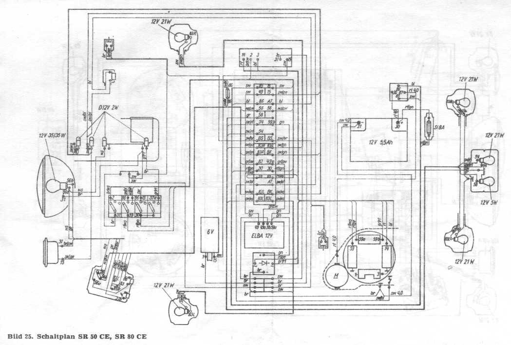 Betriebsanleitung für Simson Zweirad SR 50 & SR 80 - Miraculis wiring diagram 50 ktm 